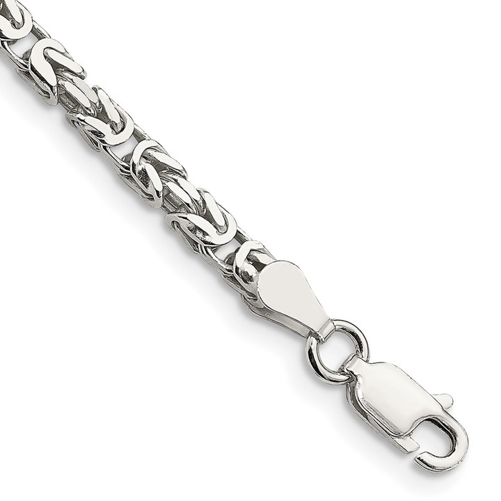 Sterling Silver 2.5mm Byzantine Chain QBZ060-8