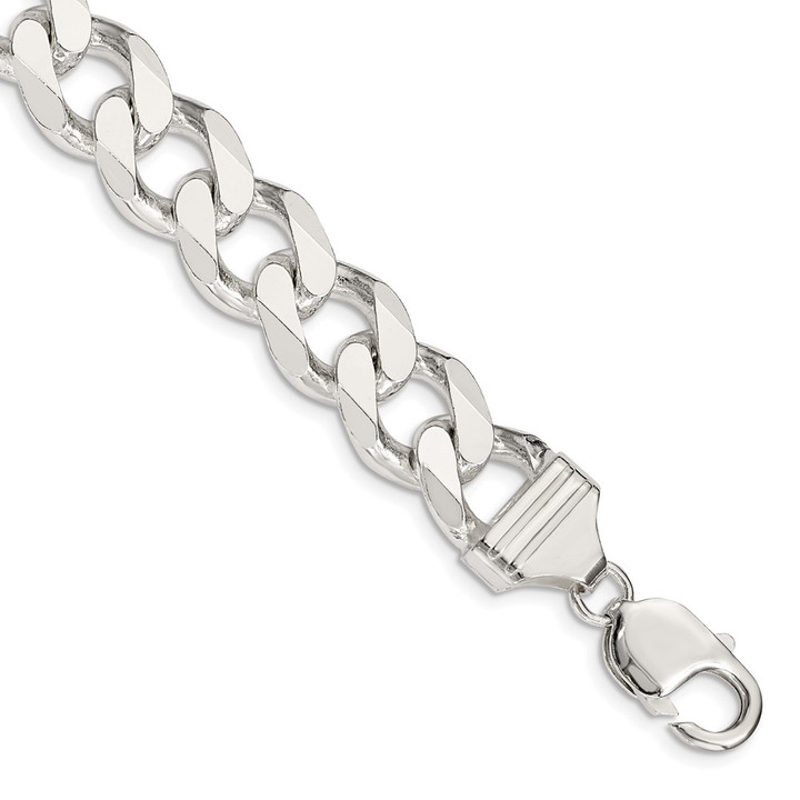 Sterling Silver 13mm Curb Chain QCB350-9
