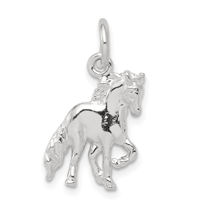 Sterling Silver Horse Charm QC846