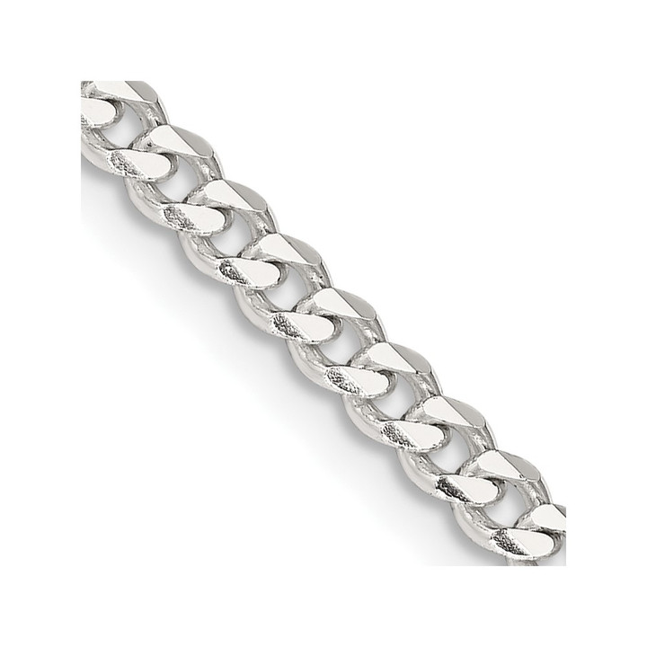 Sterling Silver 3.5mm Curb Chain QCB100-28