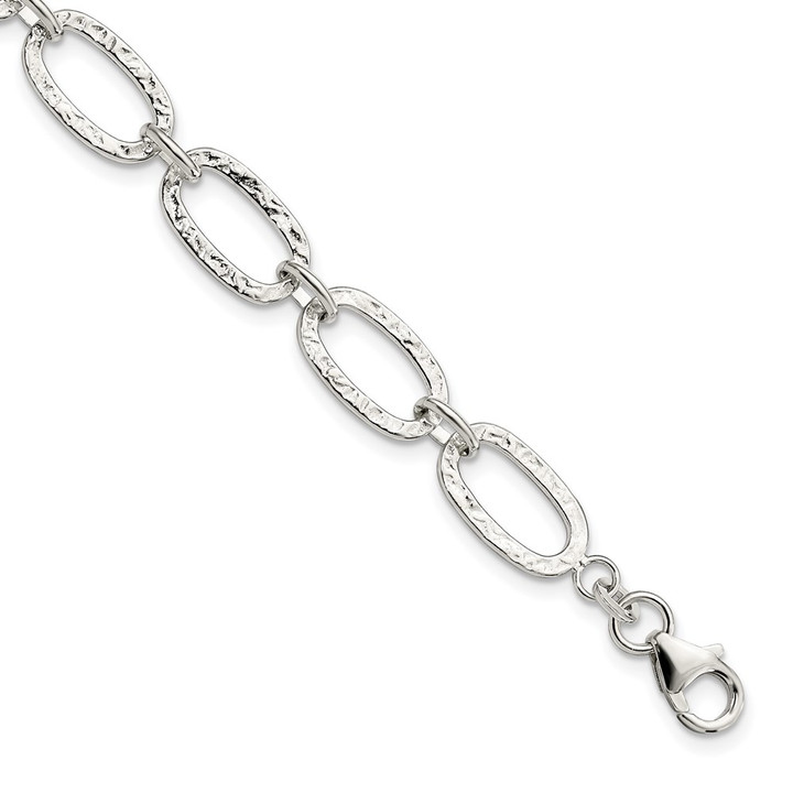Sterling Silver Fancy Bracelet QG2365-7.5