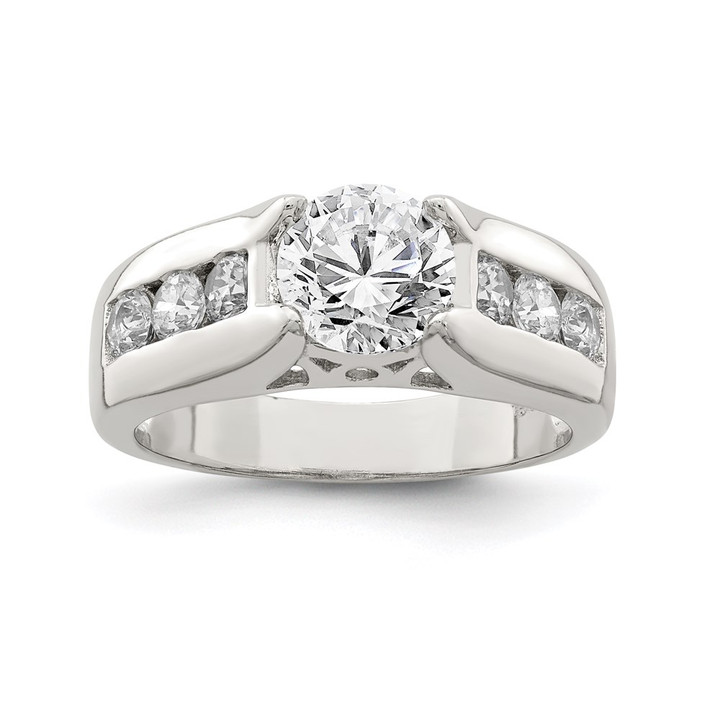 Sterling Silver CZ Ring QR1265-7