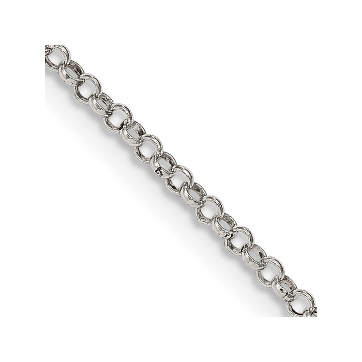 Sterling Silver 2mm Rolo Chain QFC104-16