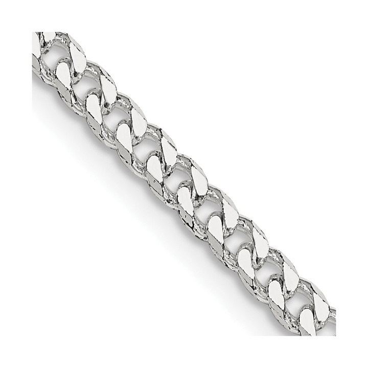 Sterling Silver Polished 3.15mm Curb Chain QFC146-24