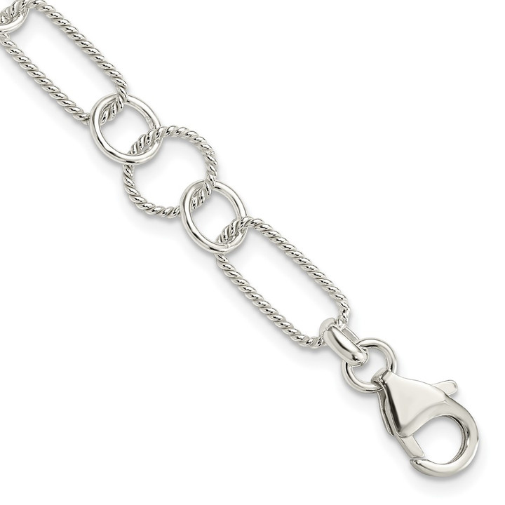 Sterling Silver Bracelet QG2224-7.5