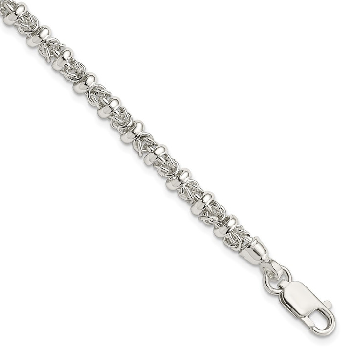 Sterling Silver Polished Bracelet QG3227-7.5