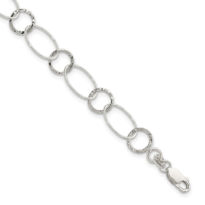 Sterling Silver Fancy Bracelet QG2331-7.5