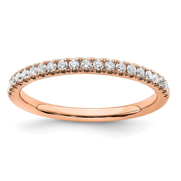 14K Rose Gold Lab Grown Diamond VS/SI FGH Wedding Band RM6633B-025-5RLG