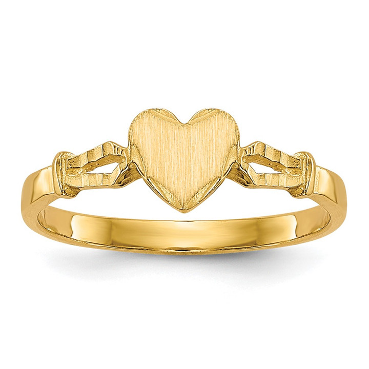 14k Children's Heart Ring R224