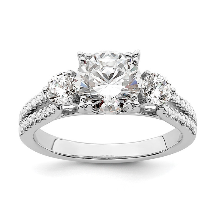 14K White Gold Lab Grown Diamond VS/SI FGH Semi-Mount Eng Ring RM7840E-200-WLG