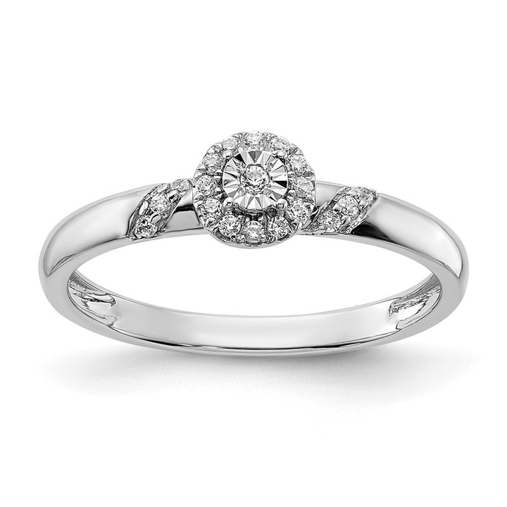 14K White Gold Lab Grown Diamond VS/SI FGH Complete Trio Cluster Rin RM3638E-010-CWLG