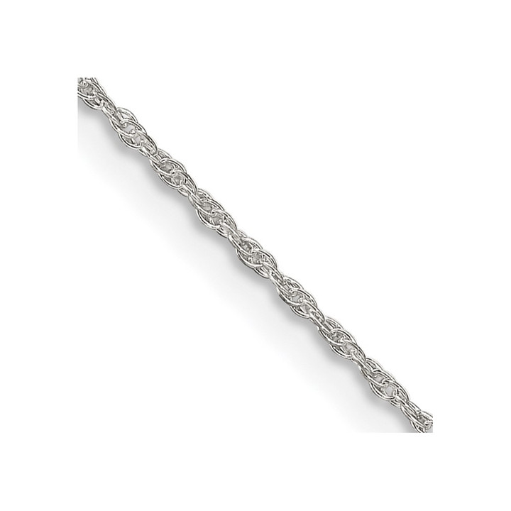 Sterling Silver 1.25mm Loose Rope Chain QPE65-20