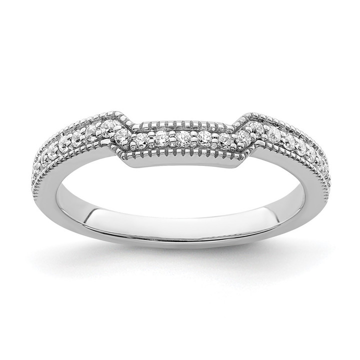 14K White Gold Lab Grown Diamond VS/SI FGH Wedding Band RM7883B-018-WLG