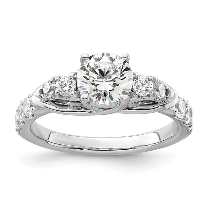 14K White Gold Lab Grown Diamond VS/SI FGH Semi-mount Engagement Rin RM9063E-100-WLG