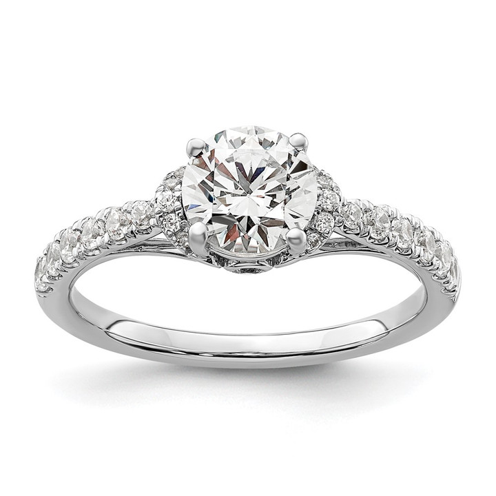 14K White Gold Lab Grown Diamond VS/SI FGH Semi-mount Engagement Rin RM9084E-100-WLG