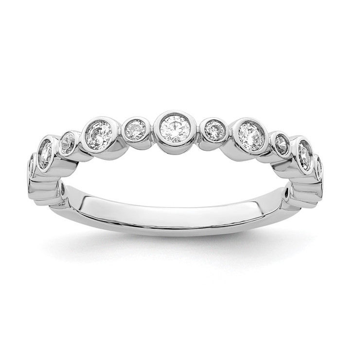 14K White Gold Lab Grown Diamond VS/SI FGH Band RM7987B-038-WLG