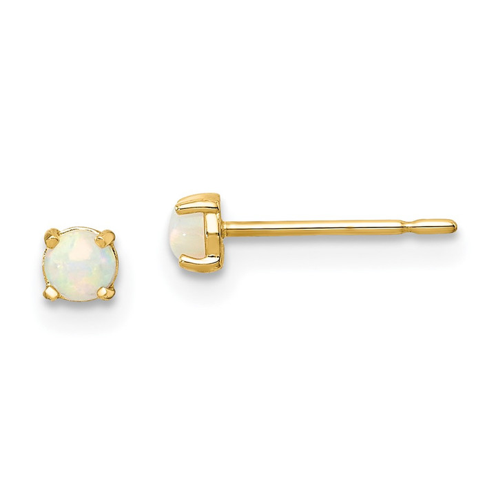 14k Madi K Synthetic Lab Created Opal Post Earrings SE2979