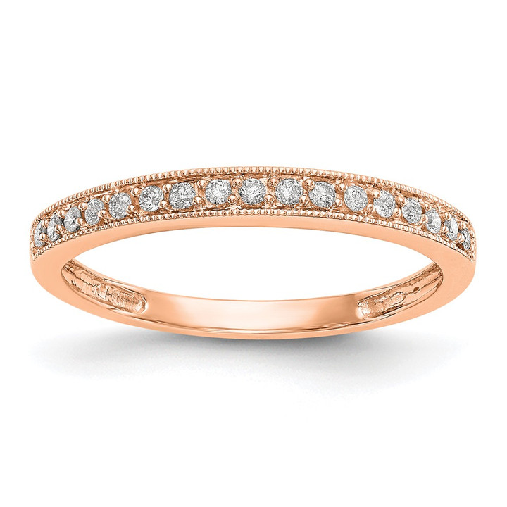 14K Rose Gold Lab Grown Diamond VS/SI FGH Band RM3223B-010-6RLG
