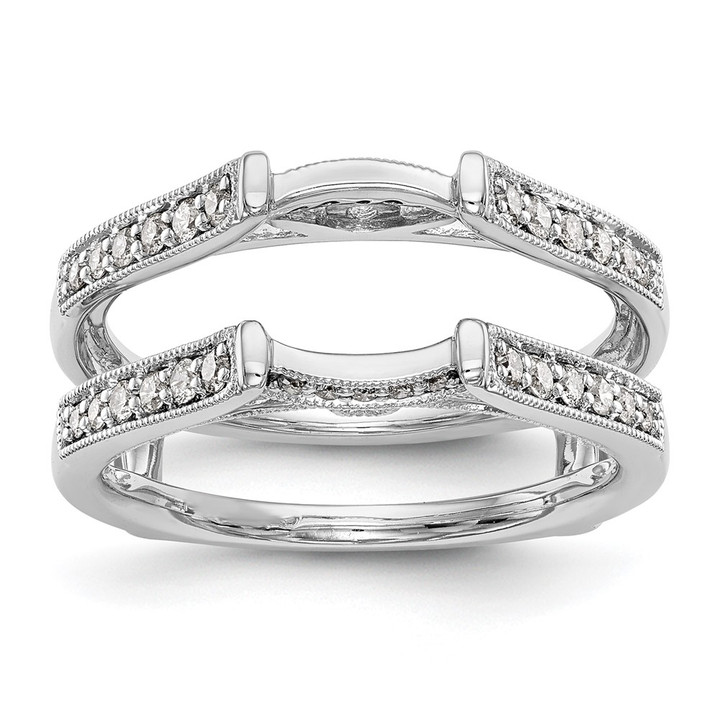 14K White Gold Lab Grown Diamond VS/SI FGH Guard RM3123B-033-7WLG