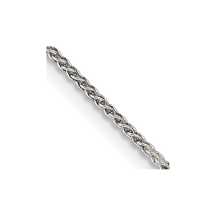 Sterling Silver 1.25mm Round Spiga Chain QSP030-16