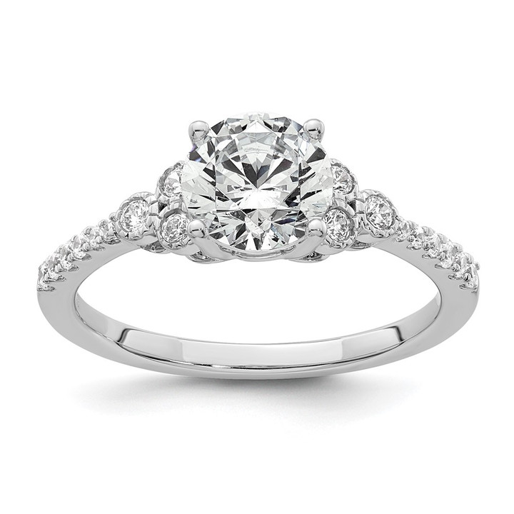 14K White Gold Lab Grown Diamond VS/SI FGH Semi-Mount Engagement Rin RM7815E-200-WLG