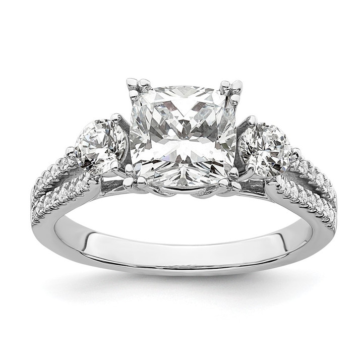14K White Gold Lab Grown Diamond VS/SI FGH Semi-Mount Eng Ring RM7842E-200-WLG
