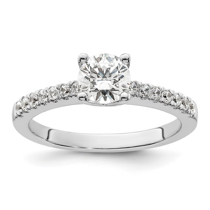 14K White Gold Lab Grown Diamond VS/SI FGH Semi-Mount Engagement Rin RM2593E-075-7WLG