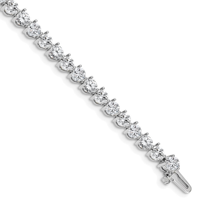 14k White Gold AA Diamond Tennis Bracelet X2844WAA