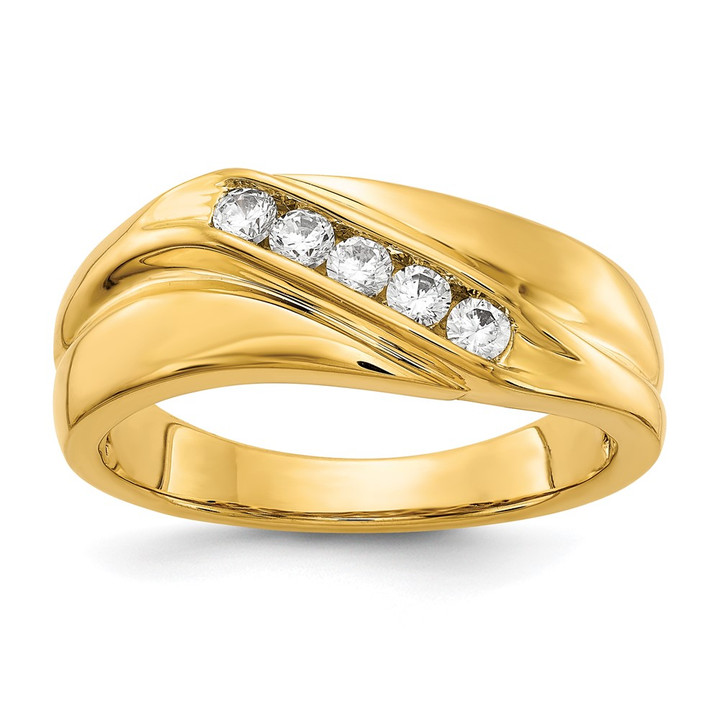 10K Diamond Mens Ring RM5815-033-1YA