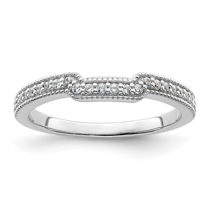 14K White Gold Lab Grown Diamond VS/SI FGH Wedding Band RM7883B-019-WLG
