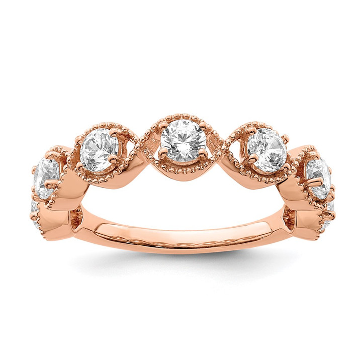 14K Rose Gold Lab Grown Diamond VS/SI FGH Band RM7988B-076-RLG