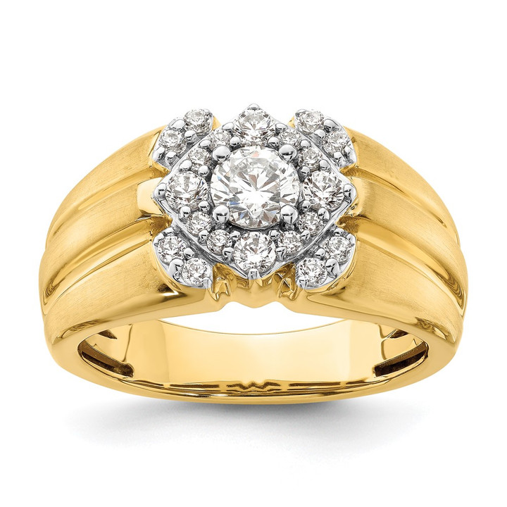 14K Two-Tone Lab Grown VS/SI FGH Dia Men's Ring RM9521-100-YWLG