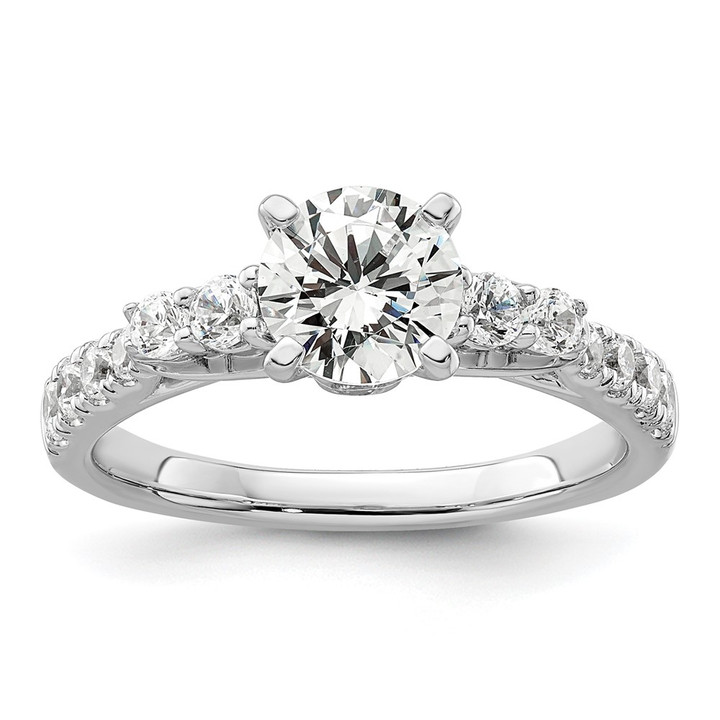 14K White Gold Lab Grown Diamond VS/SI FGH Semi-mount Engagement Rin RM9058E-100-WLG