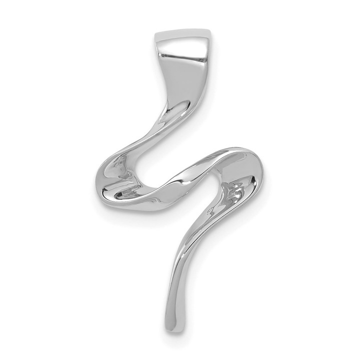 14k White Gold Omega Slide SLW13
