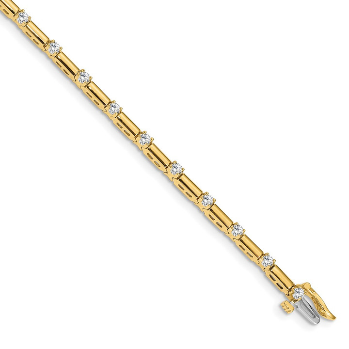14k AAA Diamond Tennis Bracelet X762AAA