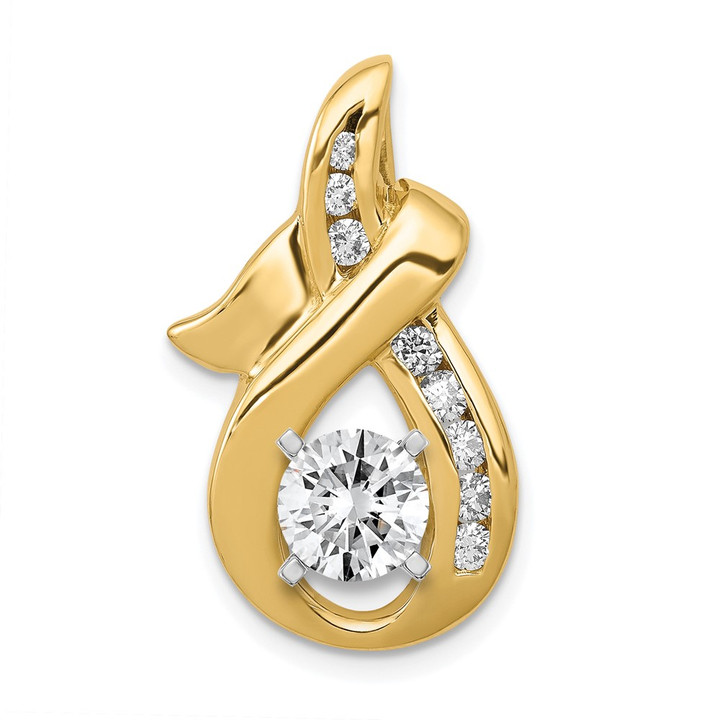 14k AA Diamond Semi-mount Peg Slide XS539AA