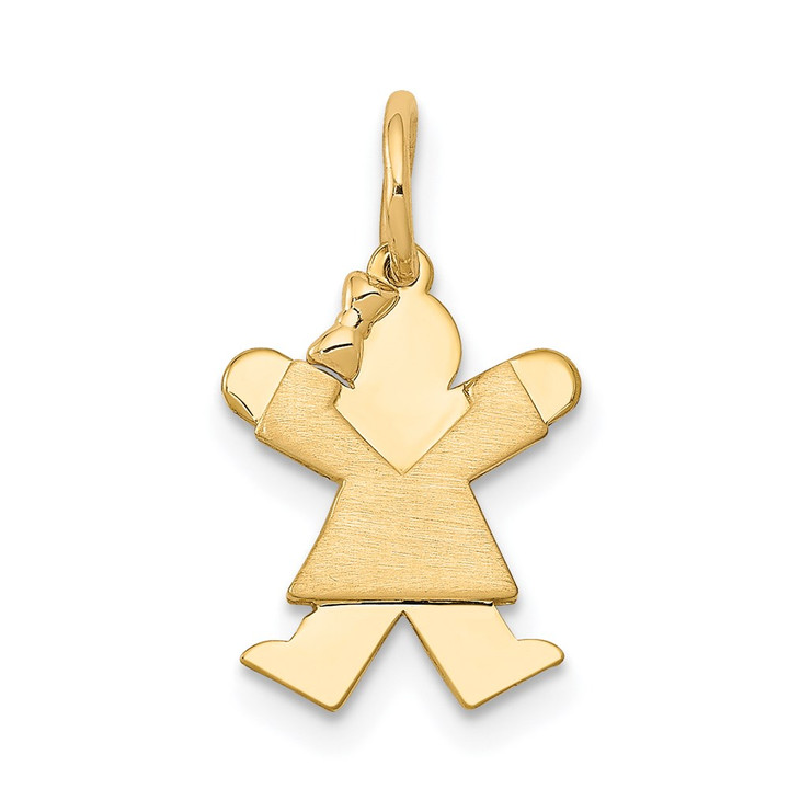 14k Mini Girl Joy Charm XK833