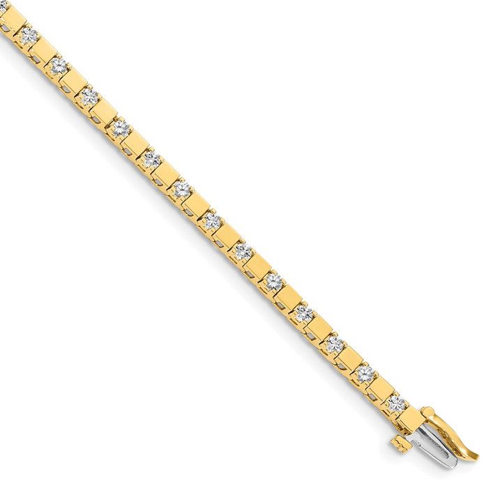 14k A Diamond Tennis Bracelet X742A