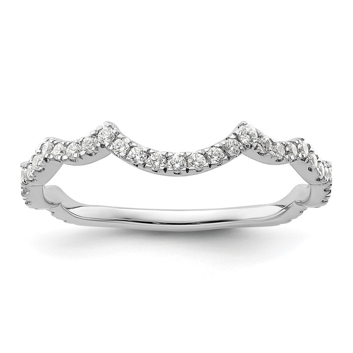 14K White Gold Lab Grown Diamond VS/SI FGH Wedding Band RM9099B-030-7WLG