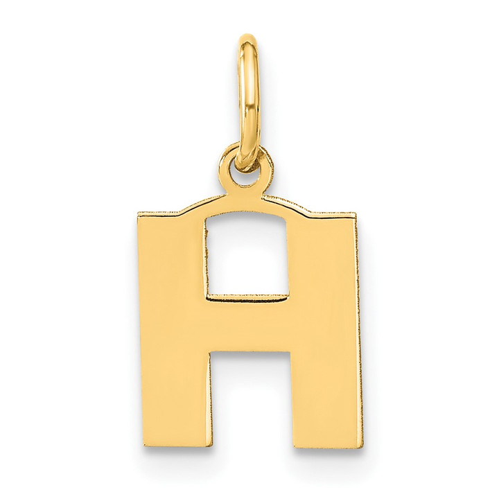 14ky Letter H Initial Pendant XNA1337Y/H