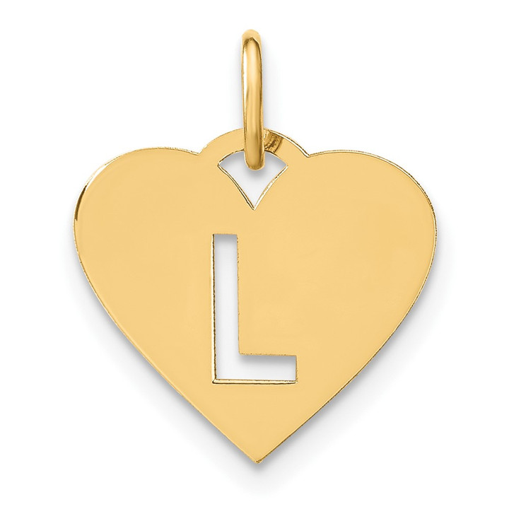 14ky Initial Letter L Initial Charm XNA1338Y/L