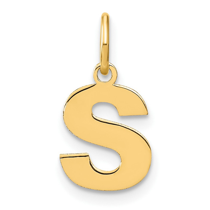 14ky Letter S Initial Pendant XNA1337Y/S