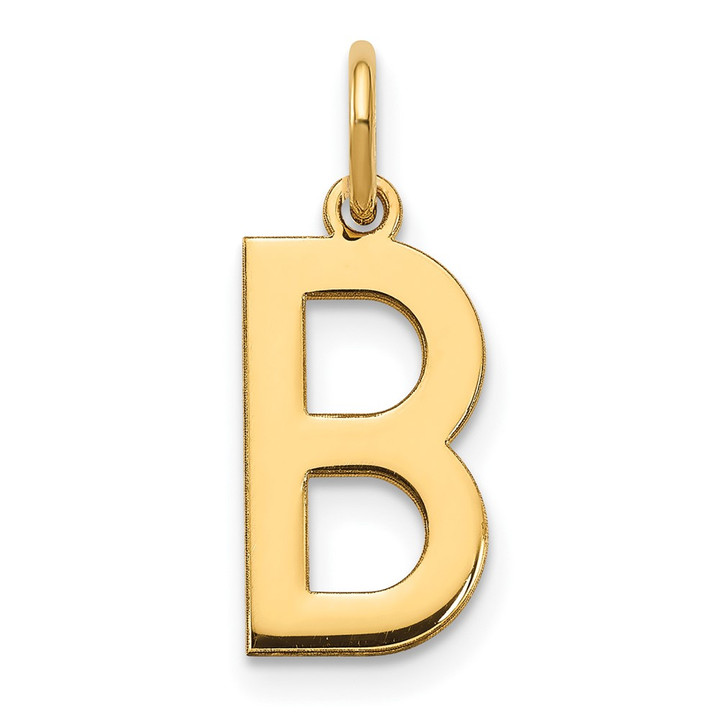 14ky Letter B Initial Pendant XNA1336Y/B