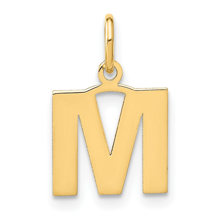 14ky Letter M Initial Pendant XNA1337Y/M
