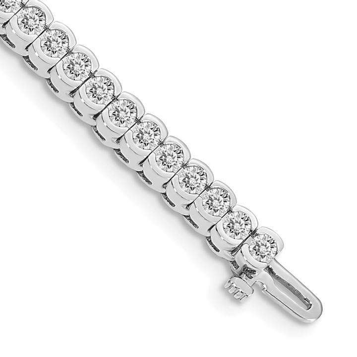 14K White Gold Tennis Bracelet Mountings X2323W