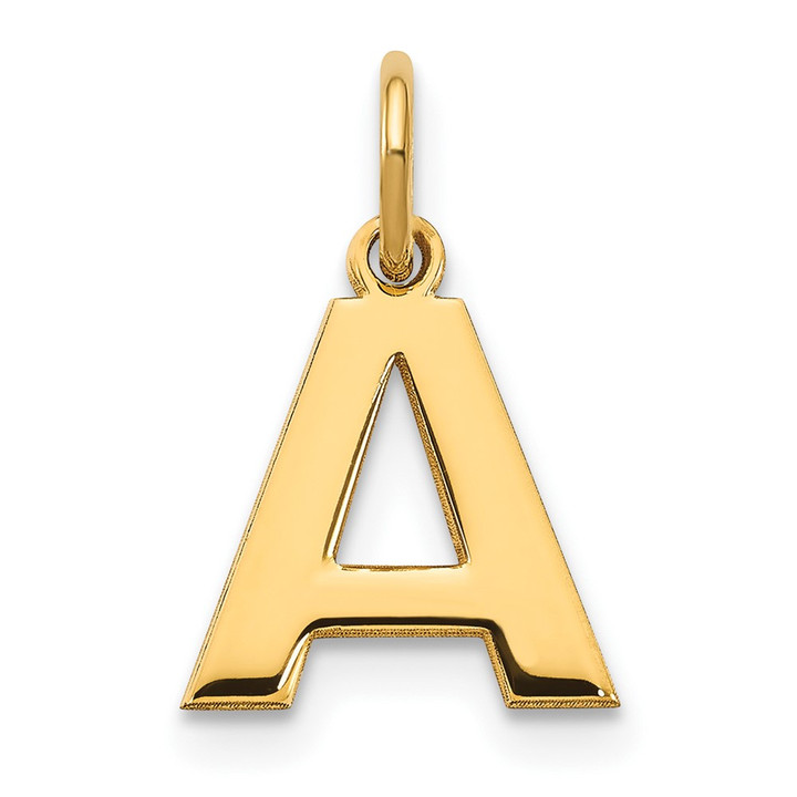 14ky Letter A Initial Pendant XNA1337Y/A
