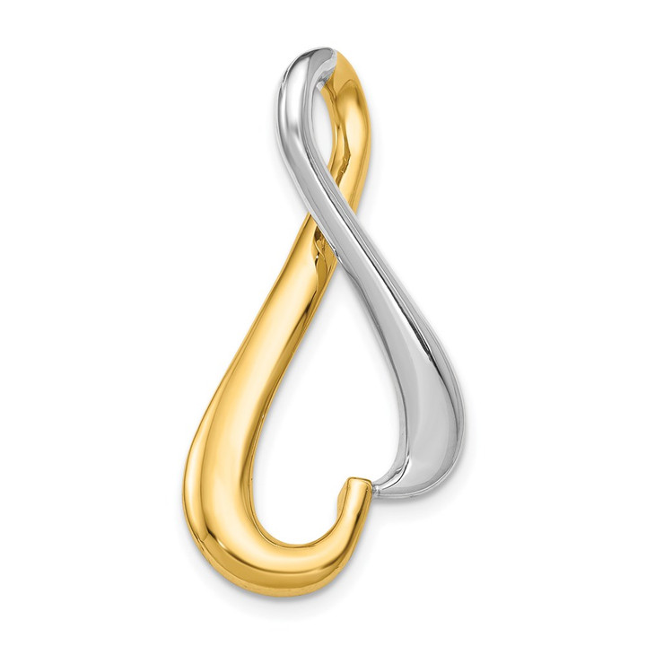 14k Two-tone Slide SL545