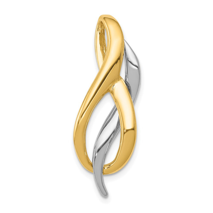14K Two-Tone Slide SL582