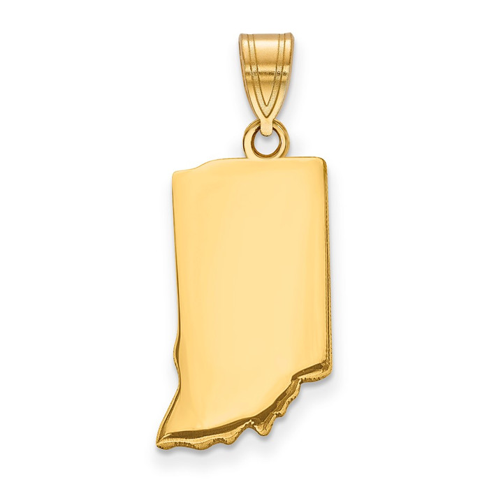 14KY Indiana State Pendant XNA707Y-IN