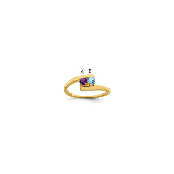 14k Synthetic Family Jewelry Ring XMR16/2SY